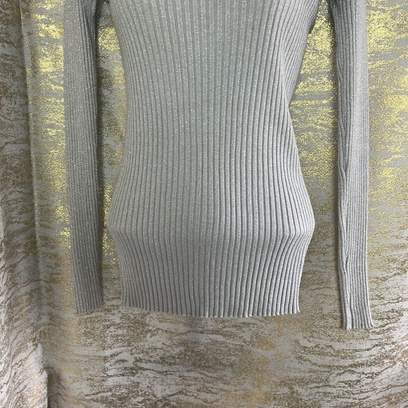 Luxestar Grey Womens Cable Knit Casual Pullover Sweater Size L/XL - Picture 4 of 13